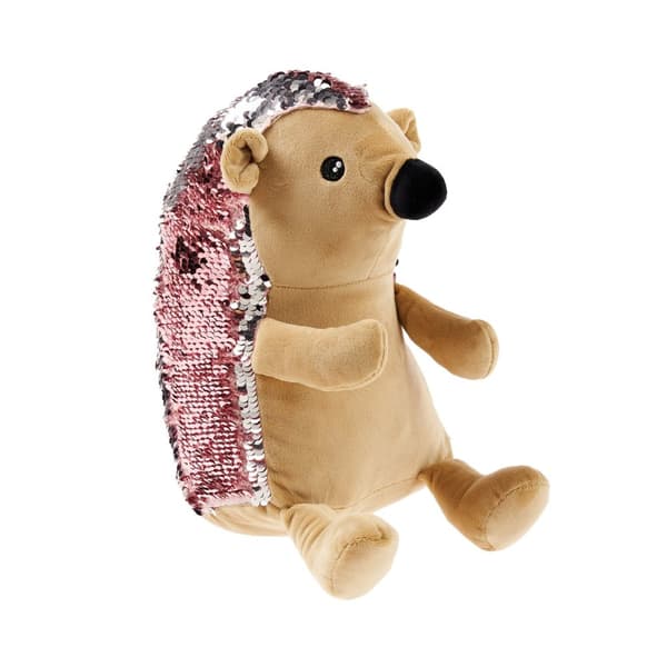 Linen House Childrens/Kids Happy Hedgehog Plush Toy Beige/Black One Size