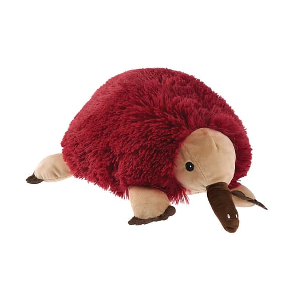 Linen House Childrens/Kids Eddy Echidna Plush Toy Red/Beige/Brown One Size