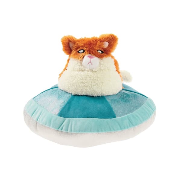 Linen House Childrens/Kids Space Cat Plush Toy Blue/White/Orange One Size