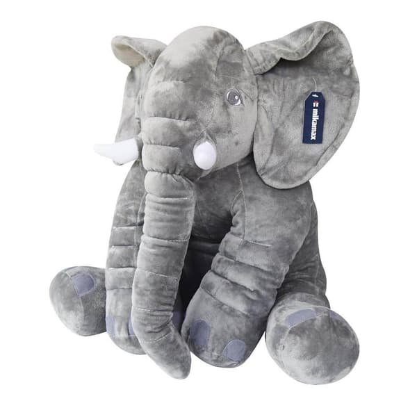 Kosedyr, Elefant - Grå - 60 cm