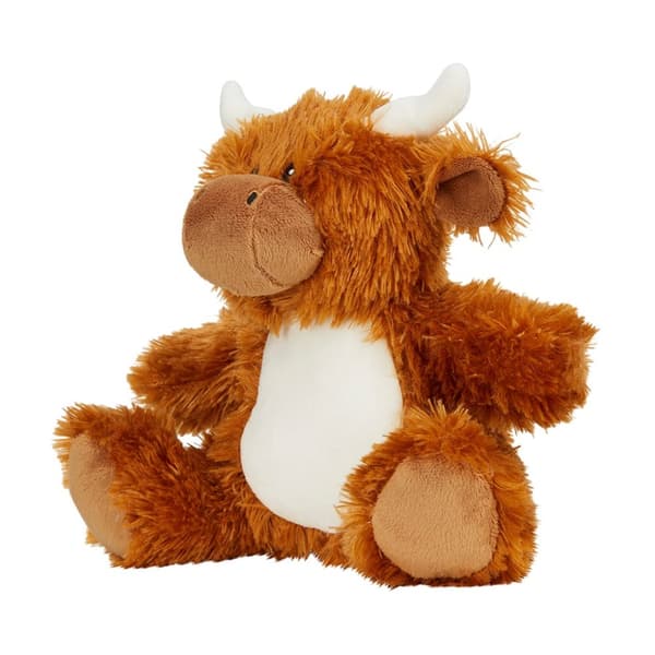 Mumbles Printme Highland Cow Plush Toy