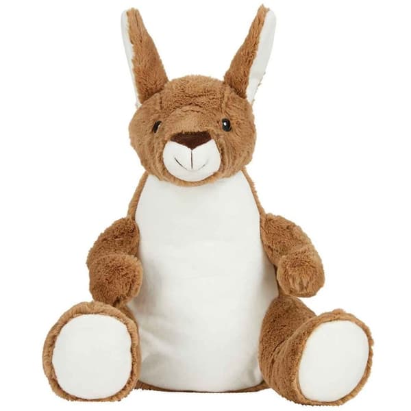 Mumbles Childrens/Kids Zippie Kangaroo Teddy Bear Mid Brown One Size