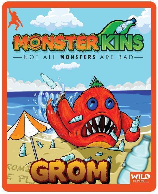 Wild Republic Ecokins Monster Kins Grom