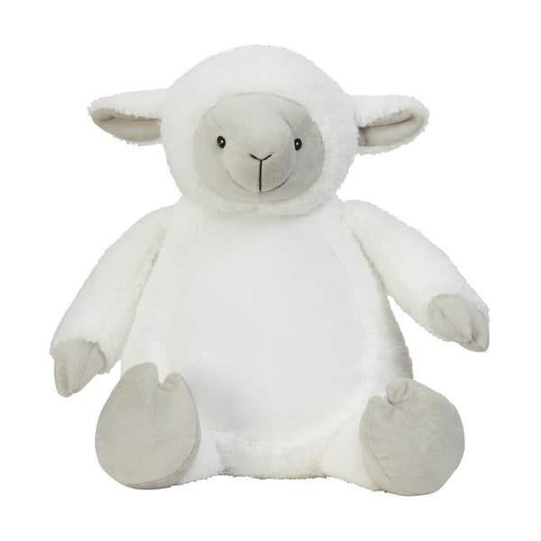 Mumbles Zippie Lamb Plush Toy Cream 42cm