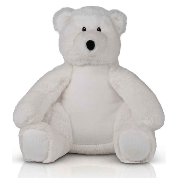 Mumbles Printme Eco Friendly Mini Teddy Bear White M