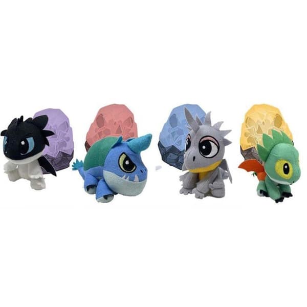 Dragons Crystal Plush Mjukdjur i ägg
