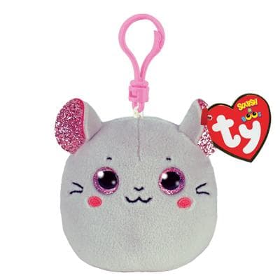 TY Squishy Beanies Catnip Mus Clip