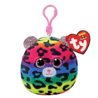 TY Squishy Beanies Dotty Leopard Clip