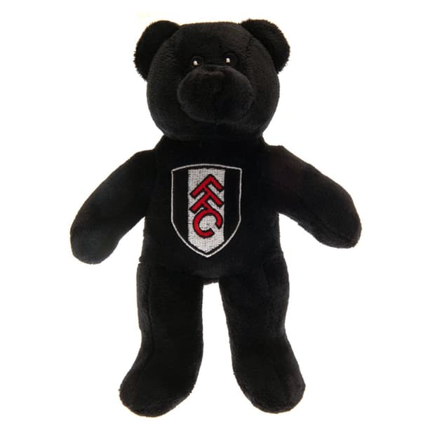 Fulham FC Mini Teddy Bear Black/White/Red 20cm