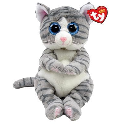 TY Beanie Bellies Mitzi Harmaa kissa reg