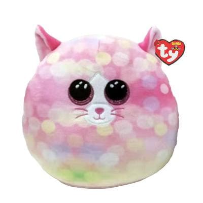 TY Squishy Beanies Sonny lyserød kat 25cm