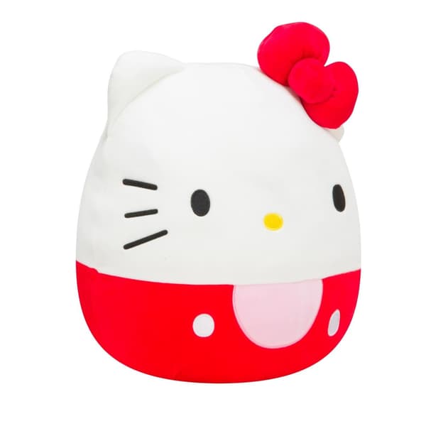 Squishmallows 30cm Hello Kitty punainen rusetti