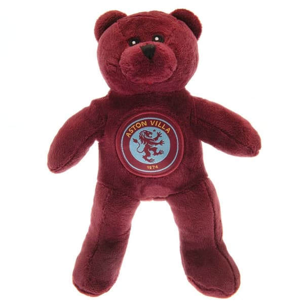 Aston Villa FC Solid Teddy Bear Claret/Blue/Yellow One Size