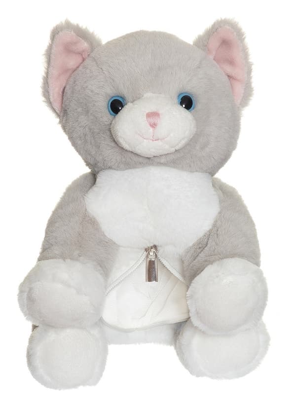 Teddykompaniet Katten Tuva med unge Mjukdjur