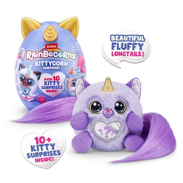 Rainbocorn Kittycorn Surprise Fluffy Tail