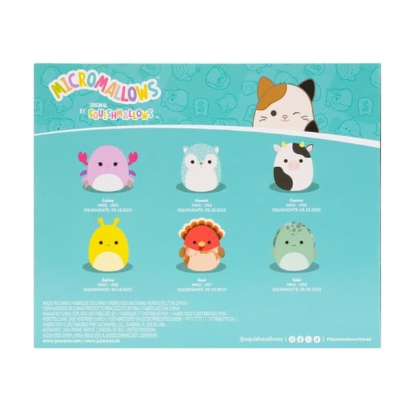 Squishmallows Micromallows 6-pack Cailey & Friends