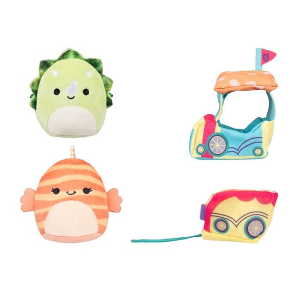 Squishmallows Micromallows 2-pack med tillbehör Tristan & Lucienne