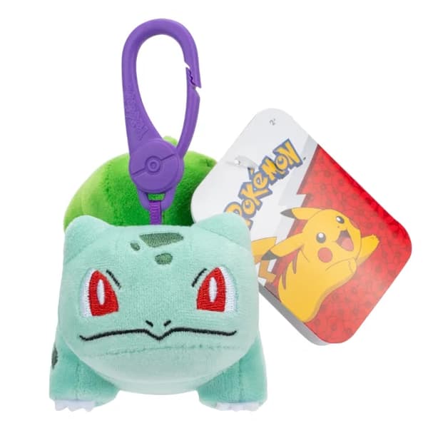 Pokemon Plush Clip on W11 Bulbasaur