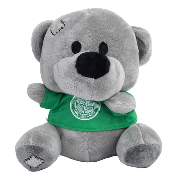 Celtic FC Crest Teddy Bear Grey/Green One Size