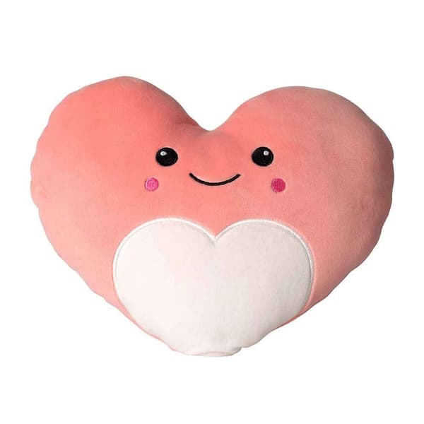Mumbles SquidgeMe Heart Plush Toy Pink One Size