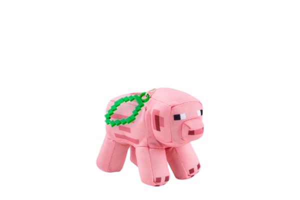 Minecraft Clip On Plush Pig