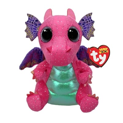 TY Beanie Boos Spitfire Pink Drage reg