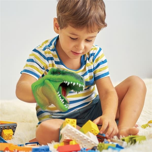 Schylling Dinosaurie Handdocka Röd