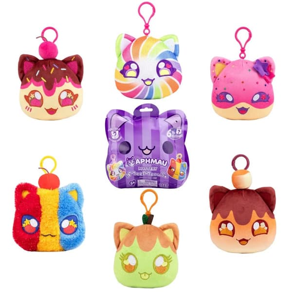 Aphmau Mystery MeeMeows Plush Clip-On Carnival Treats