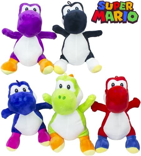 Leksaker Super Mario Bros Gosedjur mjukisdjur Plush YOSHI 25cm Välj