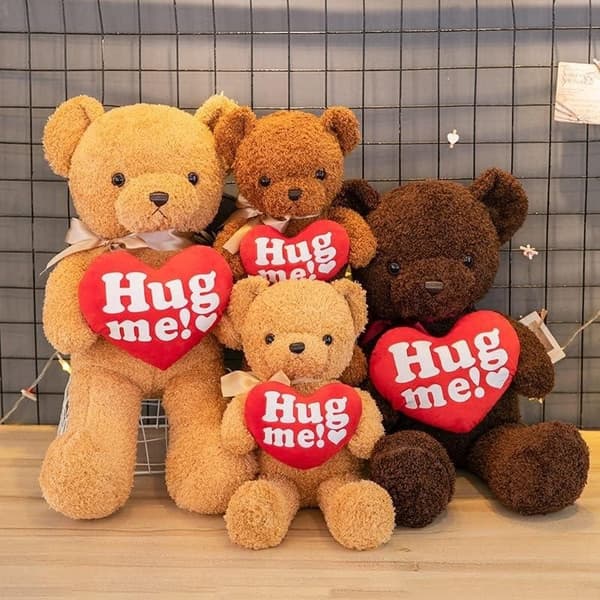 Hug ME! Nallebjörn med Hjärta . 30cm . Alla hjärtans dag