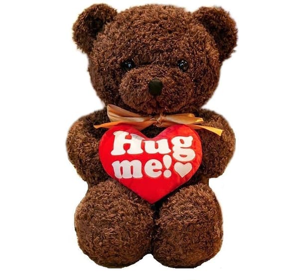 Hug ME! Nallebjörn med Hjärta . 30cm . Alla hjärtans dag