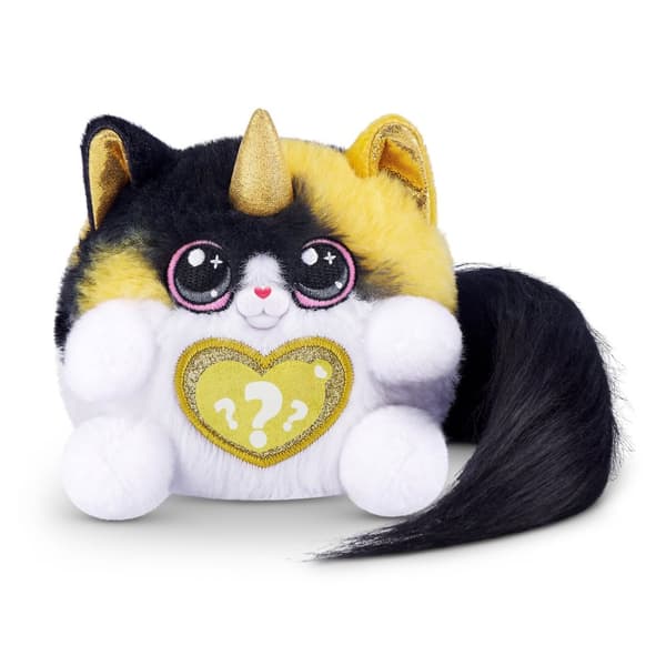 Rainbocorn Kittycorn Surprise Rare Fluffy Tail Svart Svans