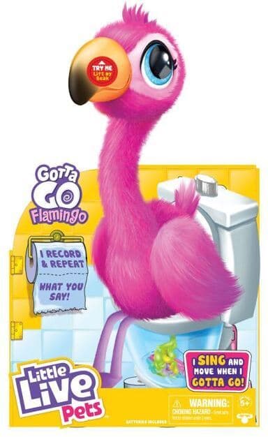 Little Live Pets Gotta Go Interaktiv Flamingo
