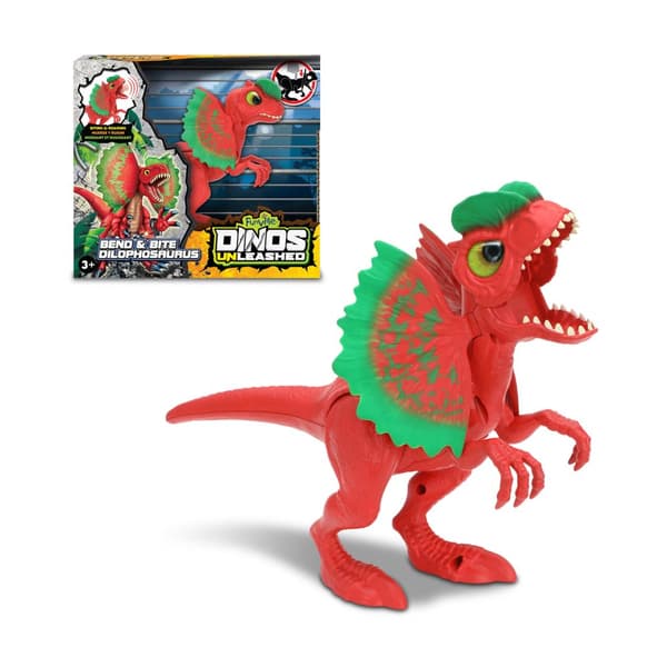 Dinos Unleashed Bend & Bite Dilophosaurus