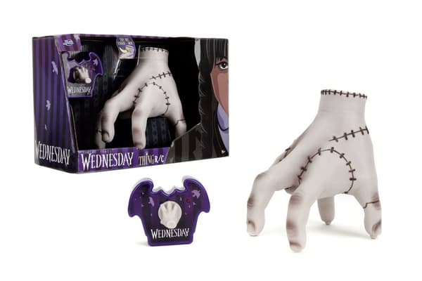 Jada Toys Wednesday Thing, Radiostyrd Hand, 18 cm