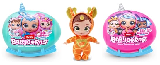 Babycorns Interaktiv babydukke - serie 1 stor - (92108)