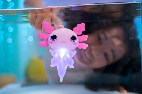 Animagic Lets Glo Axolotl Blå