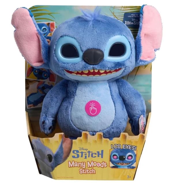 Disney Stitch Movie Interaktivt Gosedjur 27 cm med Ljud och Ljus
