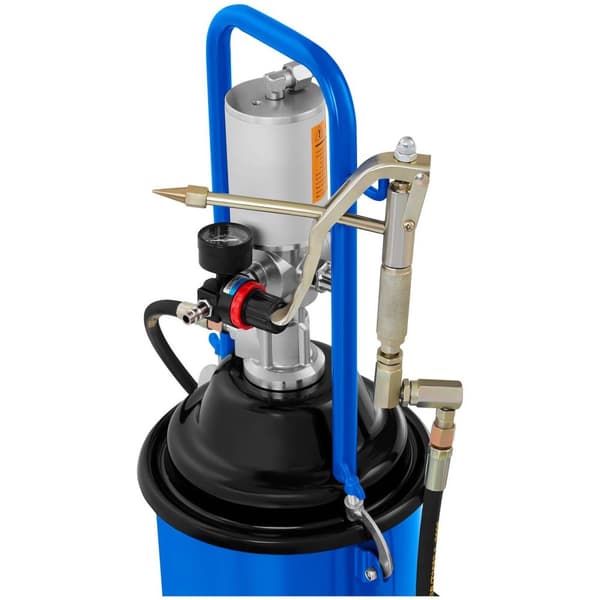 MSW Tryckluftsdriven fettpump - 12 liter - mobil - 300-400 bar