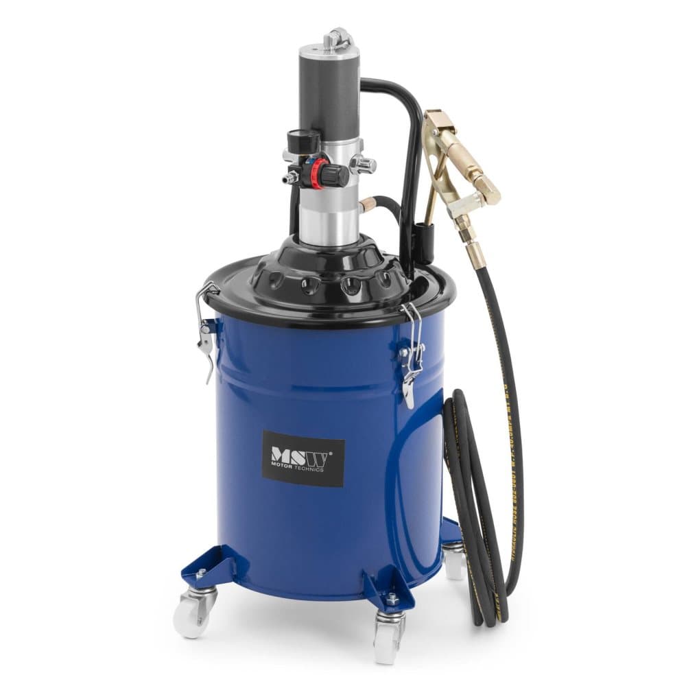 MSW Tryckluftsdriven fettpump - 20 liter - mobil - 300-400 bar