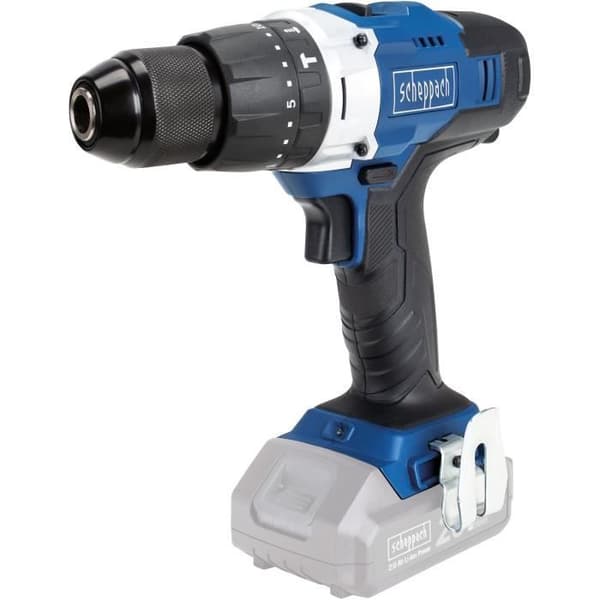 SCHEPPACH Sladdlös borrmaskin CCD45-20ProS - LED - 20 V utan laddare eller batteri