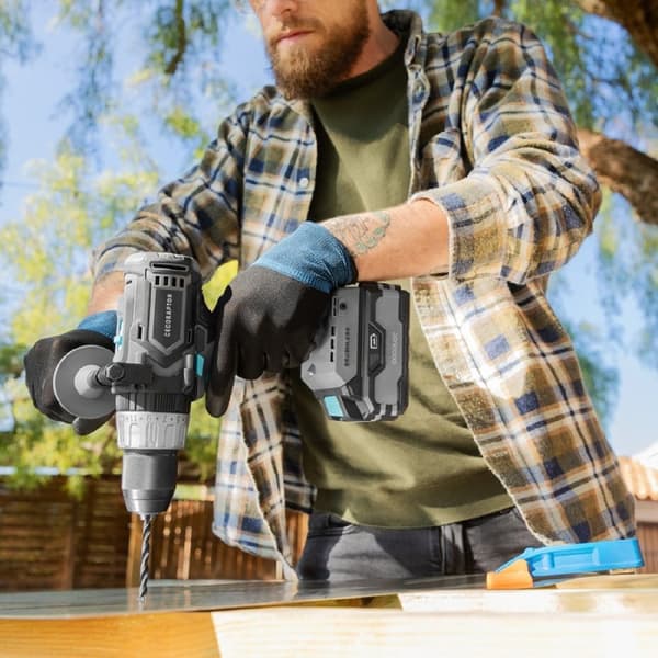 Cecotec Drill driver with 20 V and 4000 mAh battery, DC Brushless 4819 motor, 0-550/ 0-2000 rpm no-load speed, with a 0-550 / 0-2000 bpm impact ratio