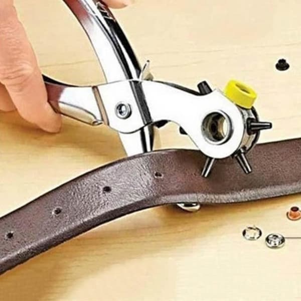 8" Multi-Functional Puncher stanstång i kolstål med 75 st öglor och tryckknappar