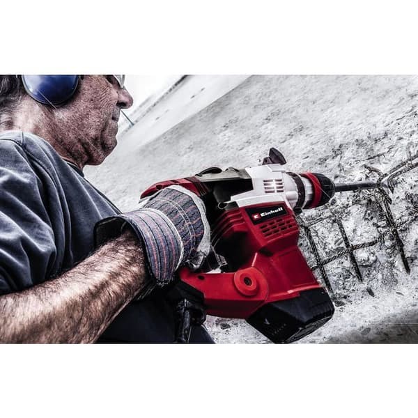 Einhell Borrhammare TE-RH 38 3F (1 050 W, slagkraft på 9 J, SDS Max chuck, metalldjupstopp)