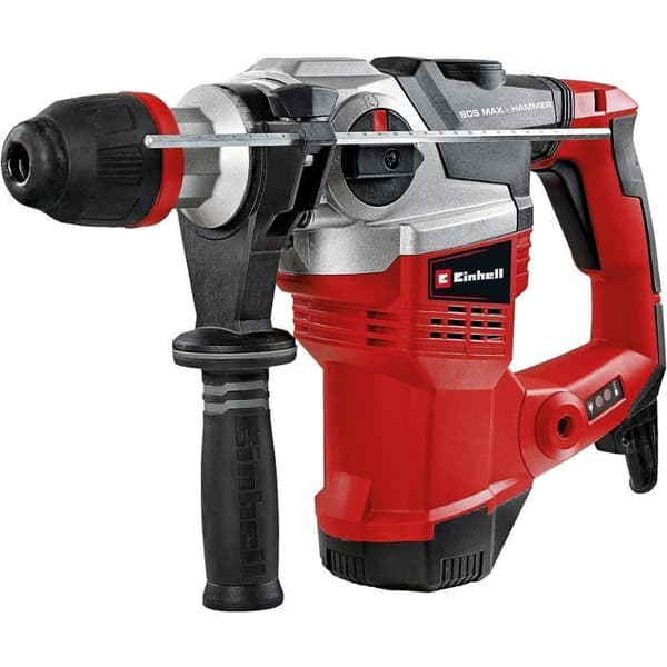 Einhell Borrhammare TE-RH 38 3F (1 050 W, slagkraft på 9 J, SDS Max chuck, metalldjupstopp)