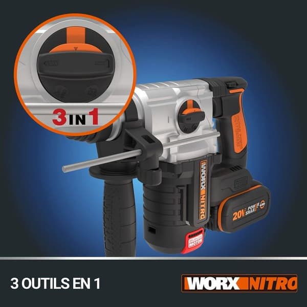 Worx mejsel - perforator - WX380.9