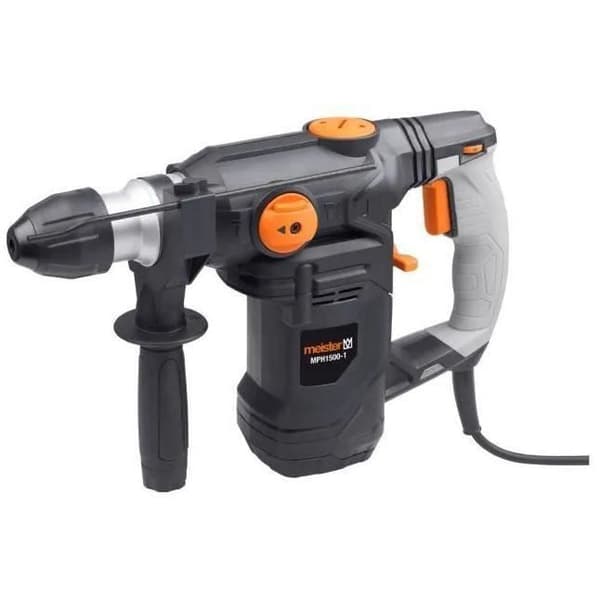 Borrhammare - MEISTER - MPH1500-1 - 1500W - Med sladd - Svart, grå och orange - Betong