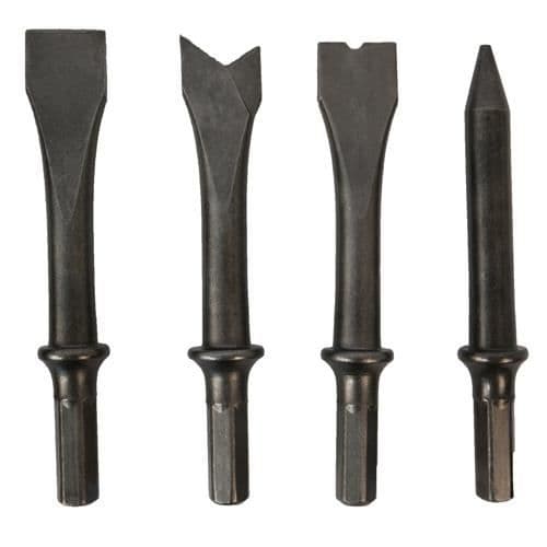 STANLEY Pneumatisk flishammare, med 4 mejslar med 4 bitar, tryck 6 bar