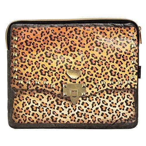 Oblige OBPD7030 Fodral för bärbar dator för Apple iPad 1-2-3-4 Orange Leopardmönster