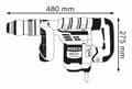 Miniatyrbild 3 av 3: Jackhammer 1150W SDS max GSH 5 CE Professional - BOSCH - 0611321000